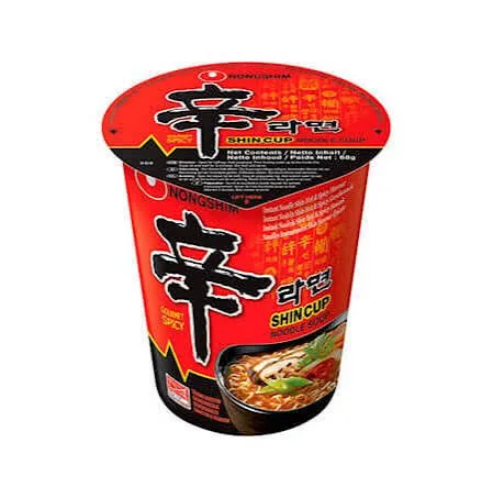 shin ramyun picante cup pequeño 69gr