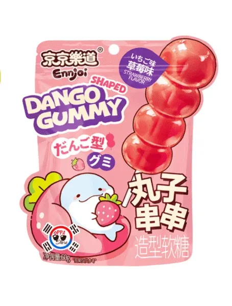 JJLD CARAMELO SABOR FRESA: GUMMY FRESA 60G