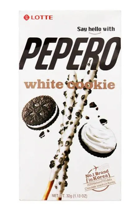 PEPERO GALLETA EN BARRA CON CHOCOLATE BLANCO 37G