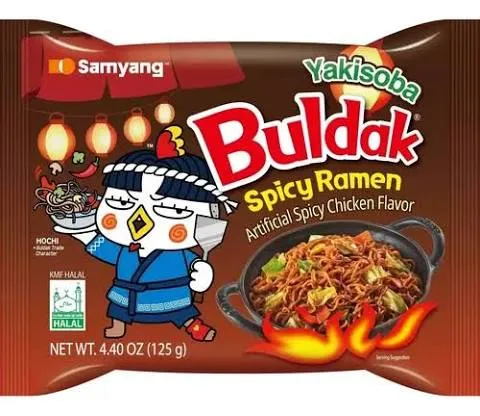 Samyang Buldak Yakisoba Spicy Ramen (Unidad 70 gr)